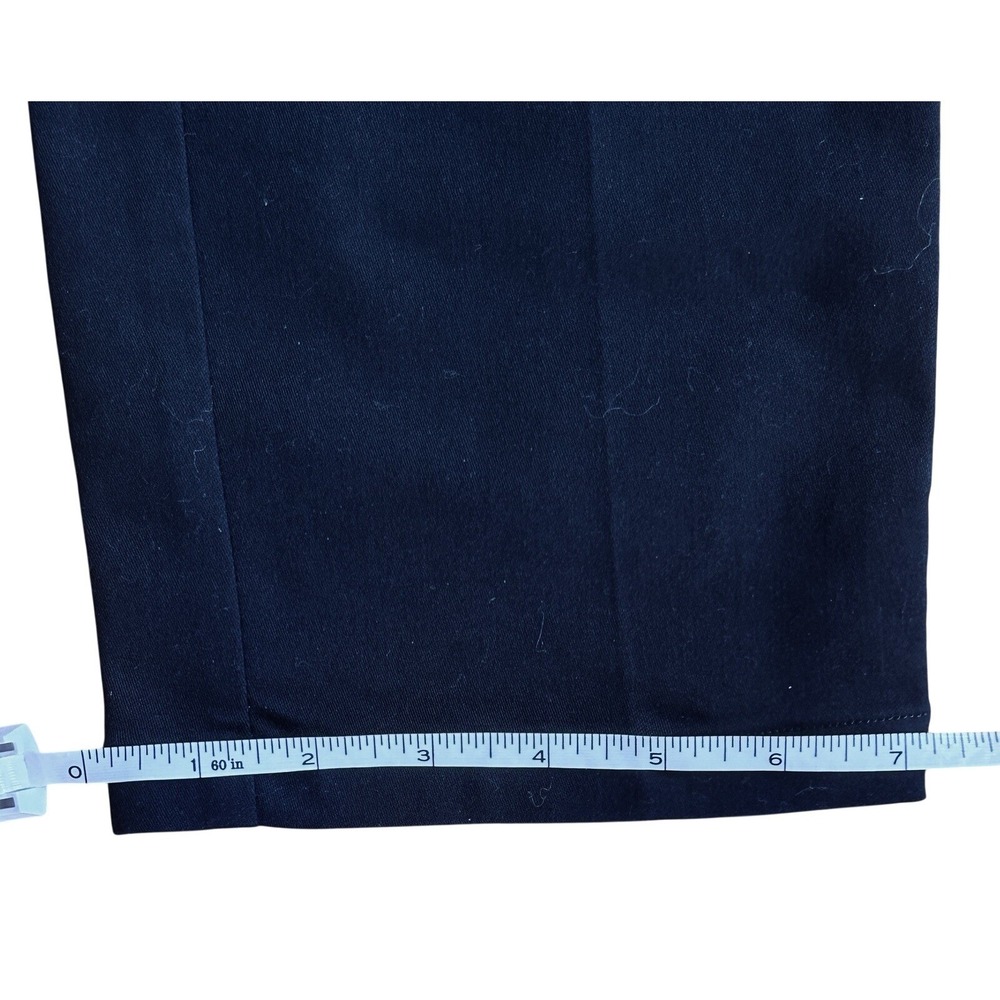 NWT Croft & Barrow The Effortless Stretch Chino Pant Mid Rise Black Sz8 Cotton - Picture 9 of 10